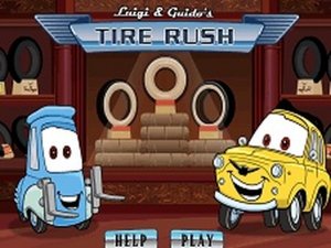 Luigi And Guido Tire Rush Online Game