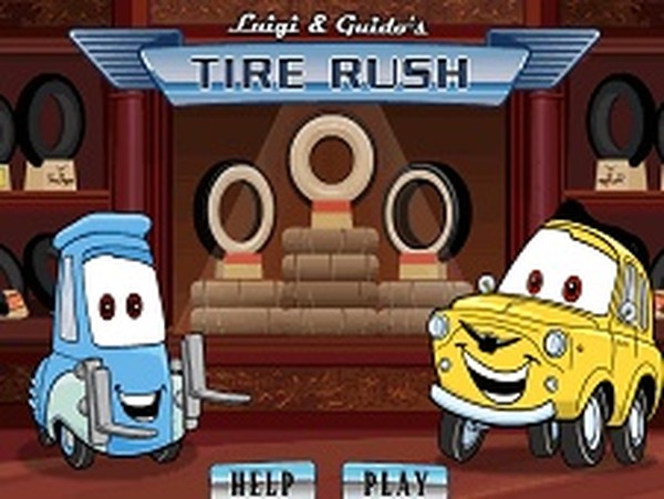 Luigi And Guido Tire Rush Online Game