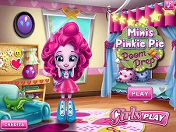 Minis Pinkie Pie Room Prep Online Game