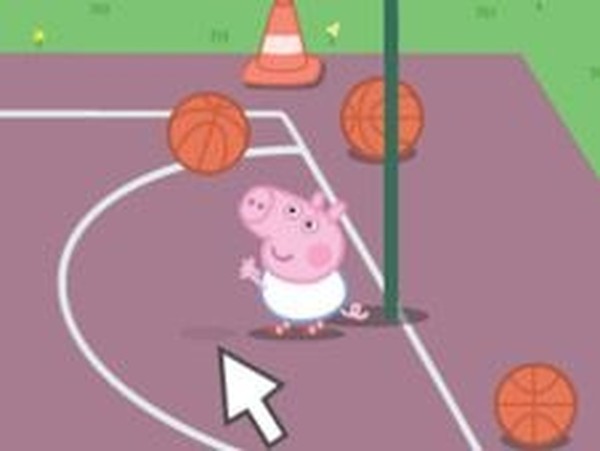 Peppa Pig Basketball Online Game
