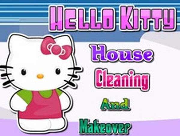 Hello Kitty House Cleaning And Makeover Game