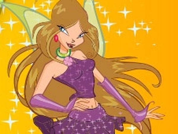 Winx Flora Magic Dress Up Game
