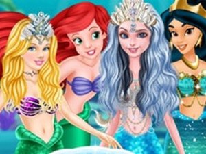 Ariel Underwater Sleepover Online Game