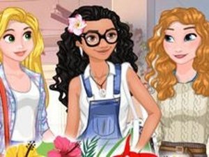 New Girl at Princess College Dress Up Game