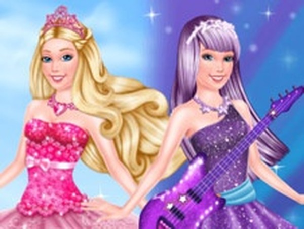 Barbie Royal Vs Star Dress Up Game