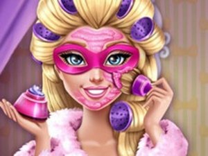 Princess Barbie Facial Makeover Online Game