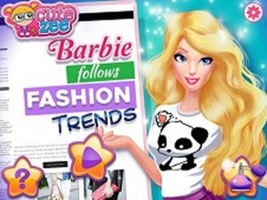 Barbie Follows Fashion Trends Online Game
