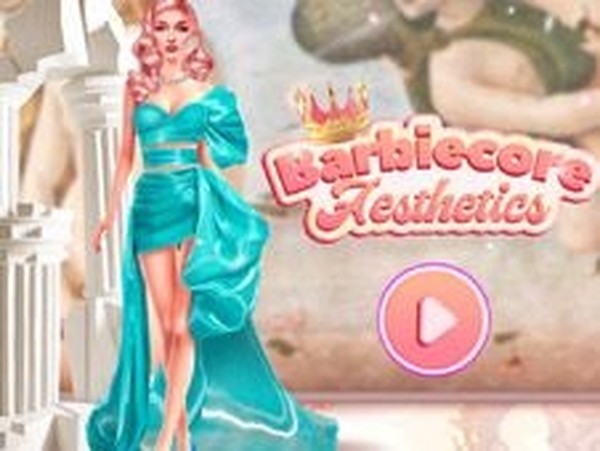 Barbiecore Aesthetics Dress Up Game