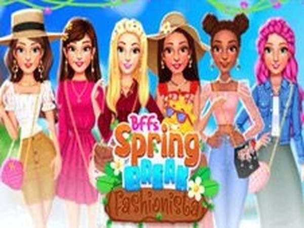 Bffs Spring Break Fashionista Dress Up Game