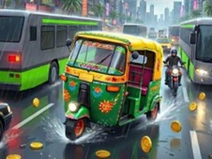 Tuk Tuk Rickshaw Traffic Racing