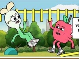 Apple Onion Lava Adventure