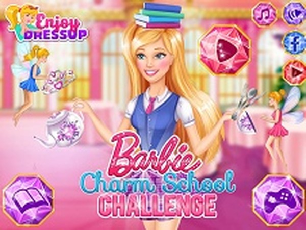 Barbie Charm School Challenge Online Game