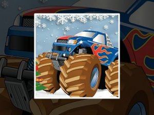 Snowy Vehicle Puzzle