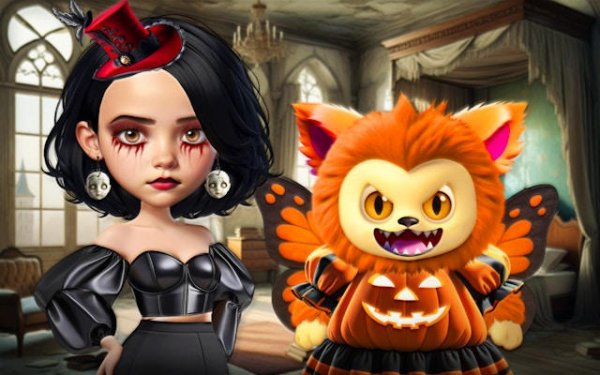 Gloomy Princess Favorite Toy - Gothic Dress Up Game Online