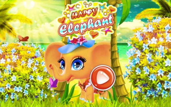 Happy Elephant Pet Care Online Game