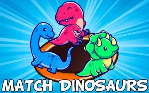 Match Dinosaurs: Cute Dino Pairs Puzzle Game Online