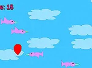 Cloud Balloon Navigation Game