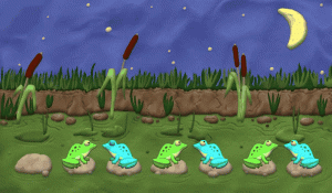 Six Frogs Logic Puzzle